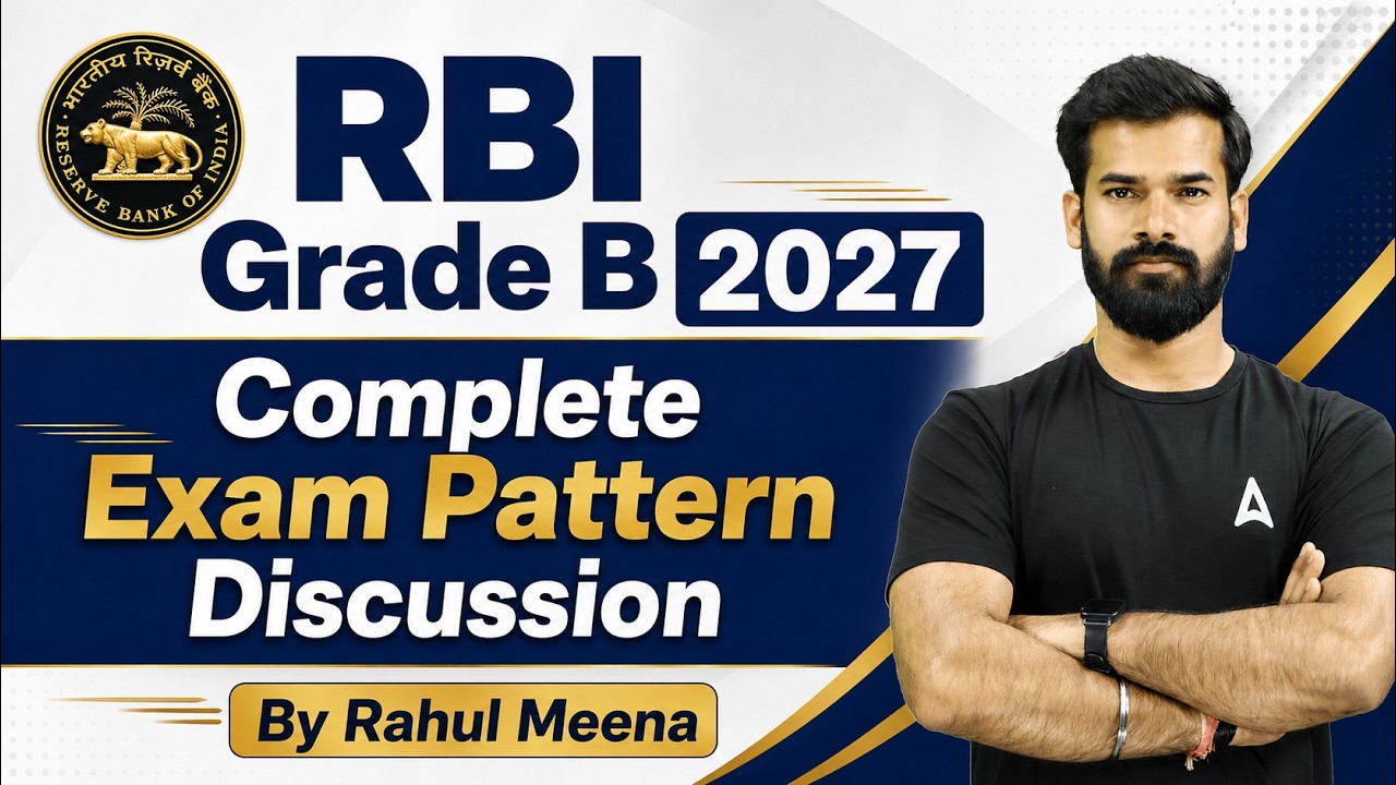 RBI Grade B 2027 | RBI Grade B Exam Pattern | By Rahul Meena