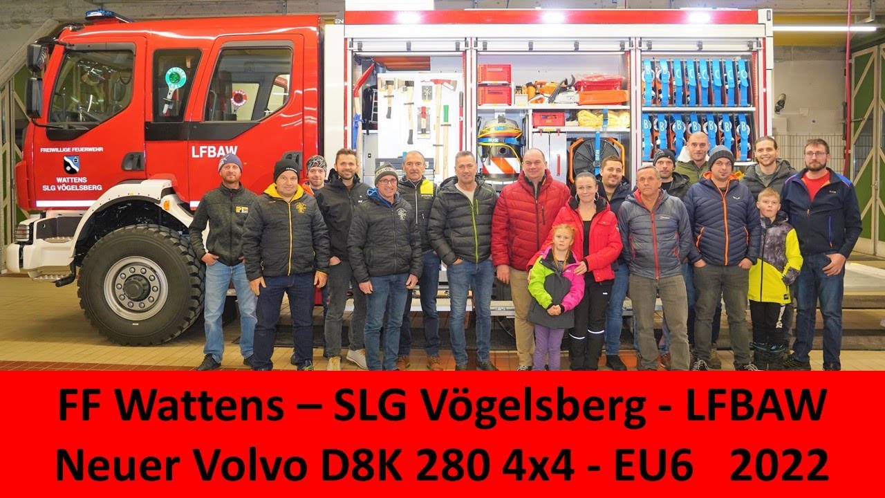 FF Wattens    Neues Feuerwehrfahrzeug für SLG Vögelsberg  LFBAW  2022