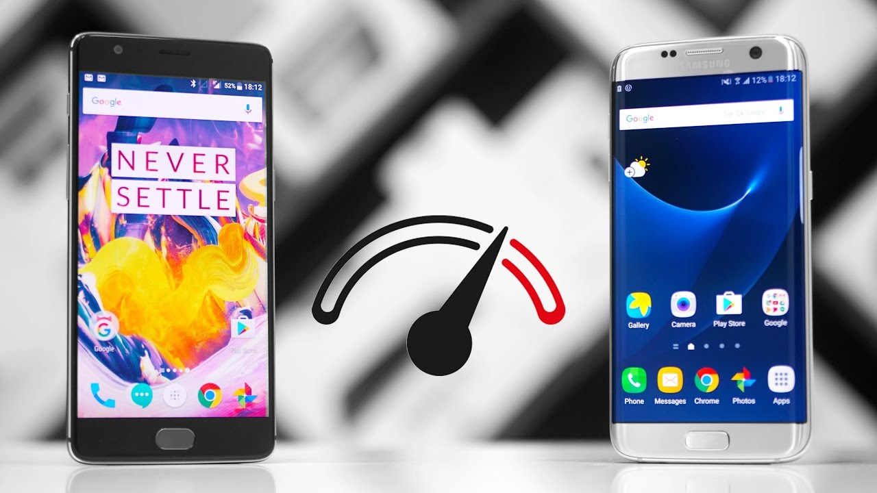 OnePlus 3T vs Galaxy S7 Edge Speedtest Comparison!