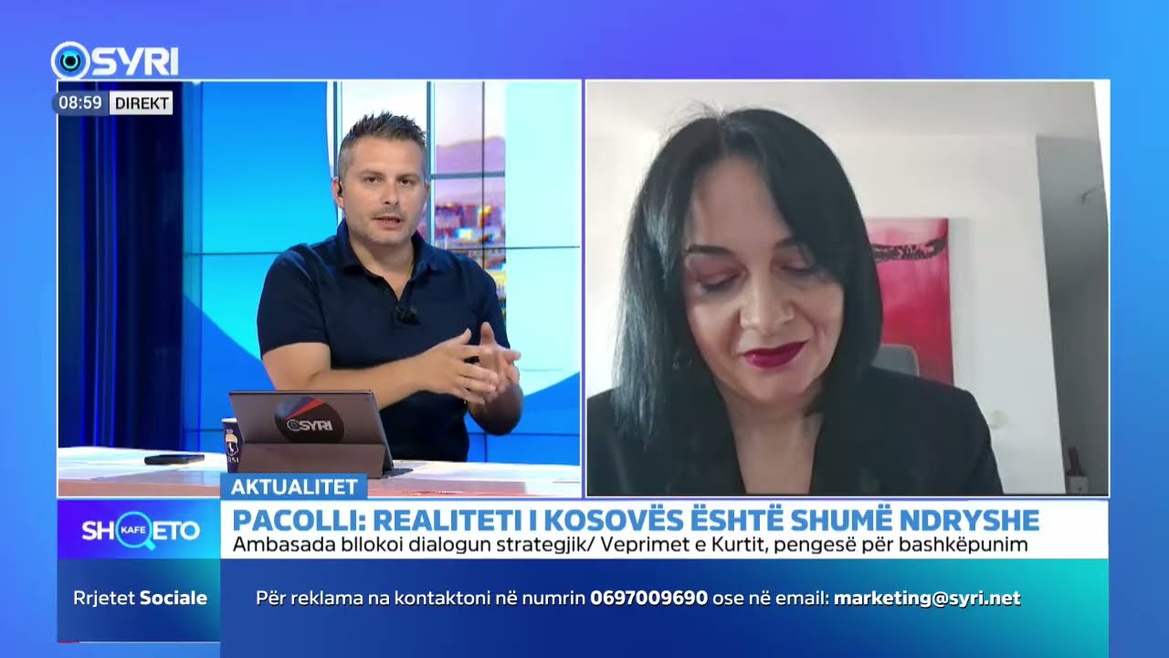 'Injorant', përplasje në studion e Kafe Shqeto mes Fitore Pacollit dhe Altin Goxhajt