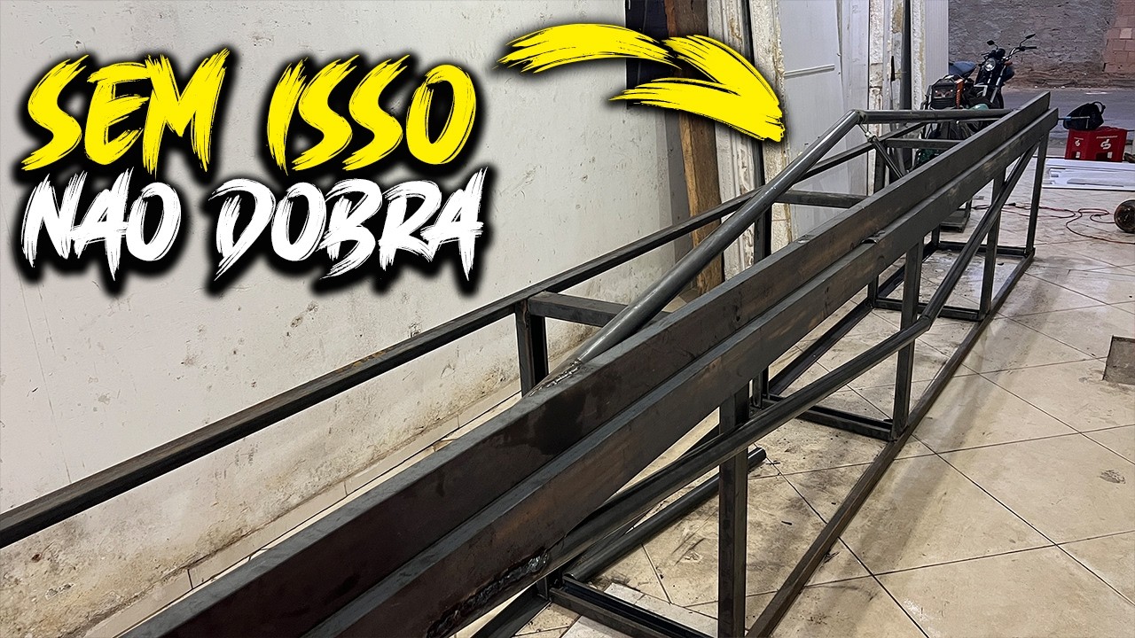 FIZ o Sistema de DOBRA  da Dobradeira de CALHA de  6 Metros!
