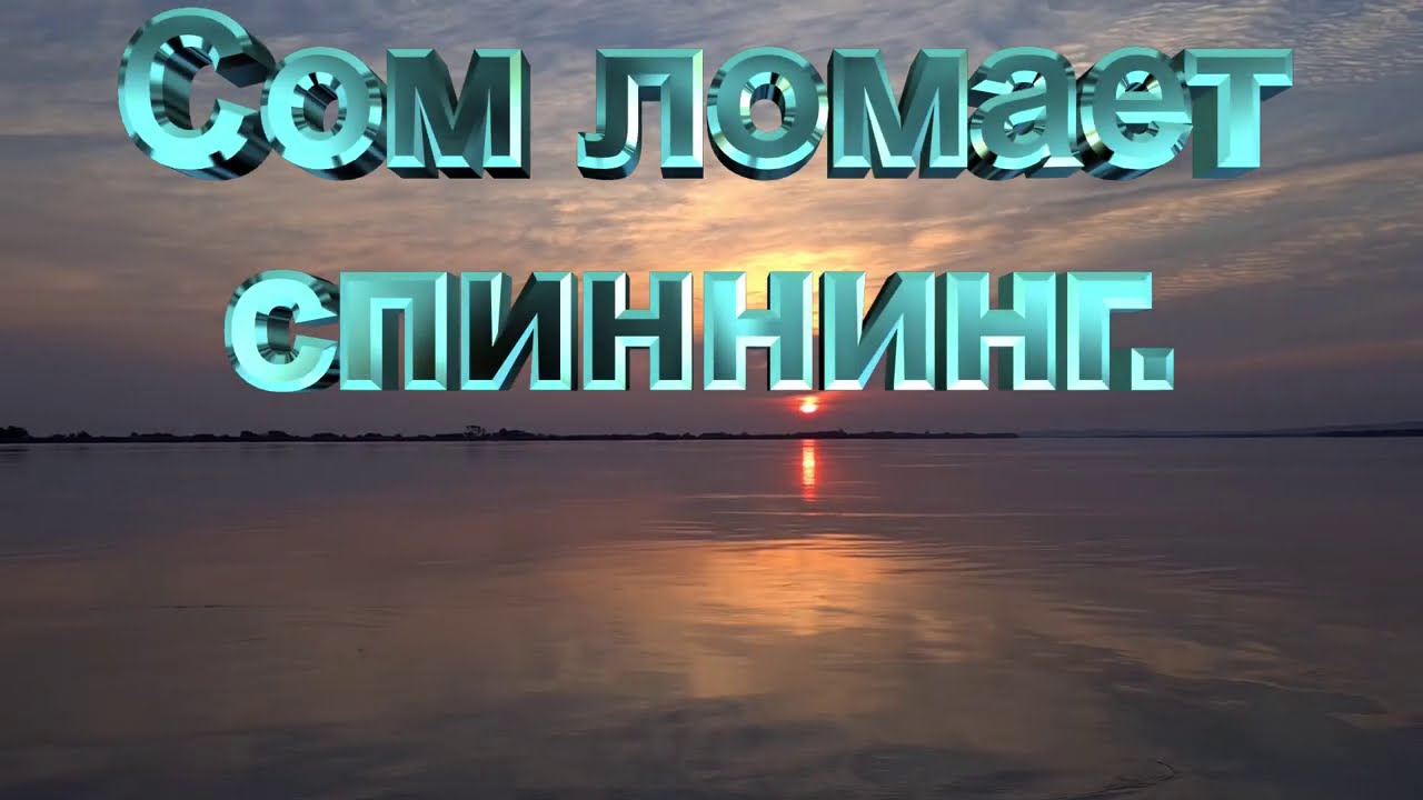 Сом ломает спиннинг! От такой рыбалки не выдерживают снасти!!!