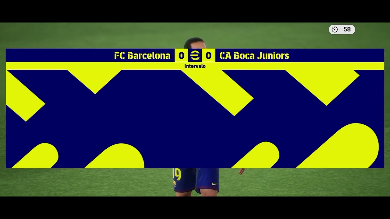 Jogando efootboll 