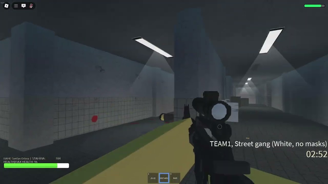 Abandoned Warehouse war map -- Street gang win (Blood Debt)