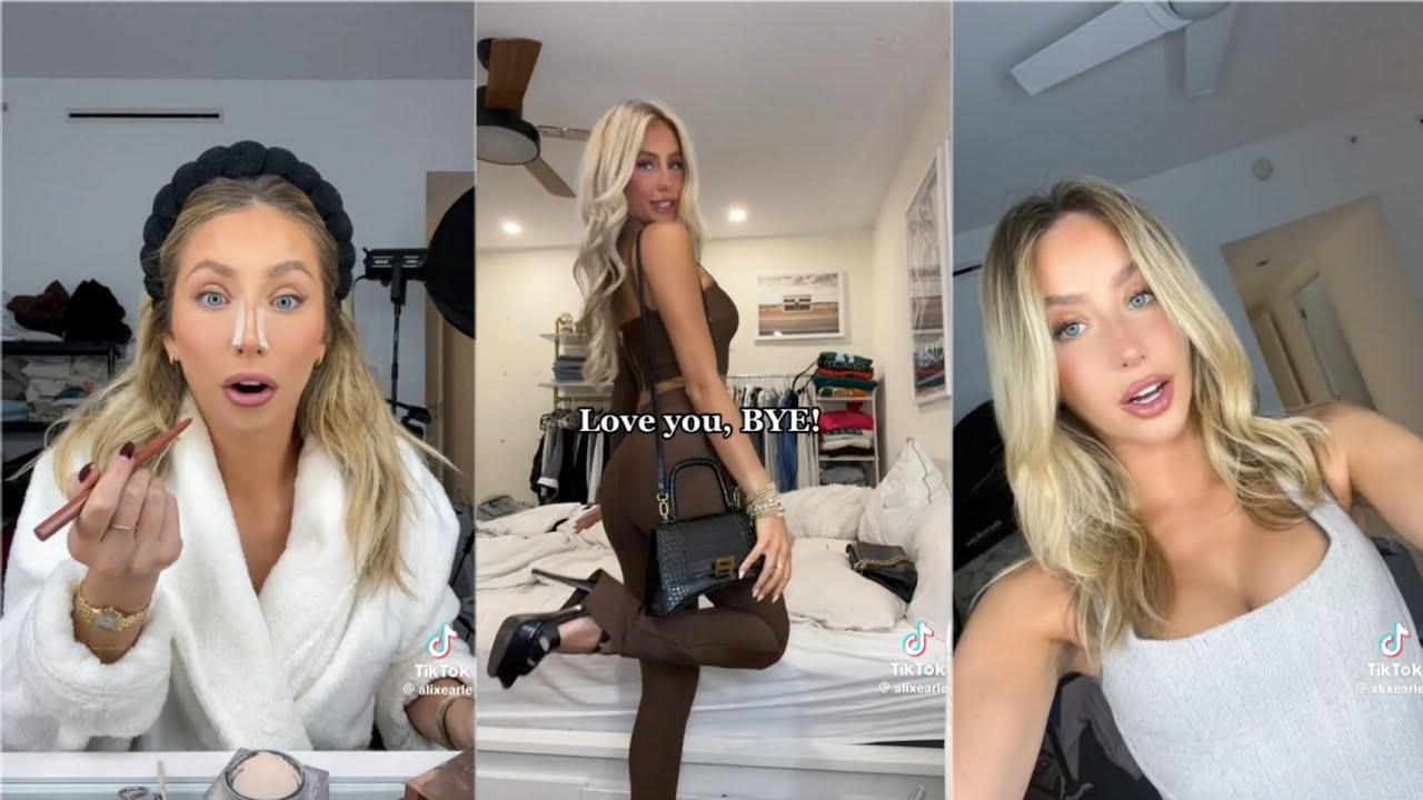 Alix Earle GRWM - Tiktok Competition #alixearle #grwm #tiktokcompilation
