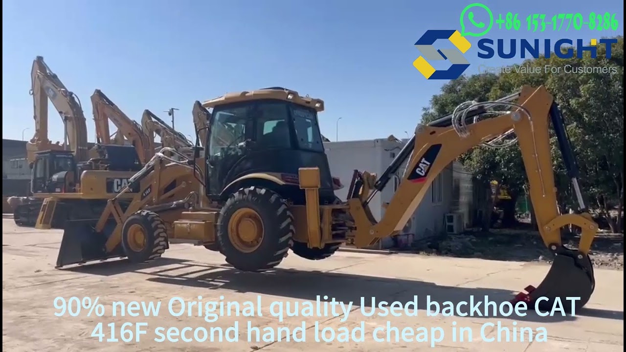 Used Backhoe Loaders CAT 416E in good condition for sale