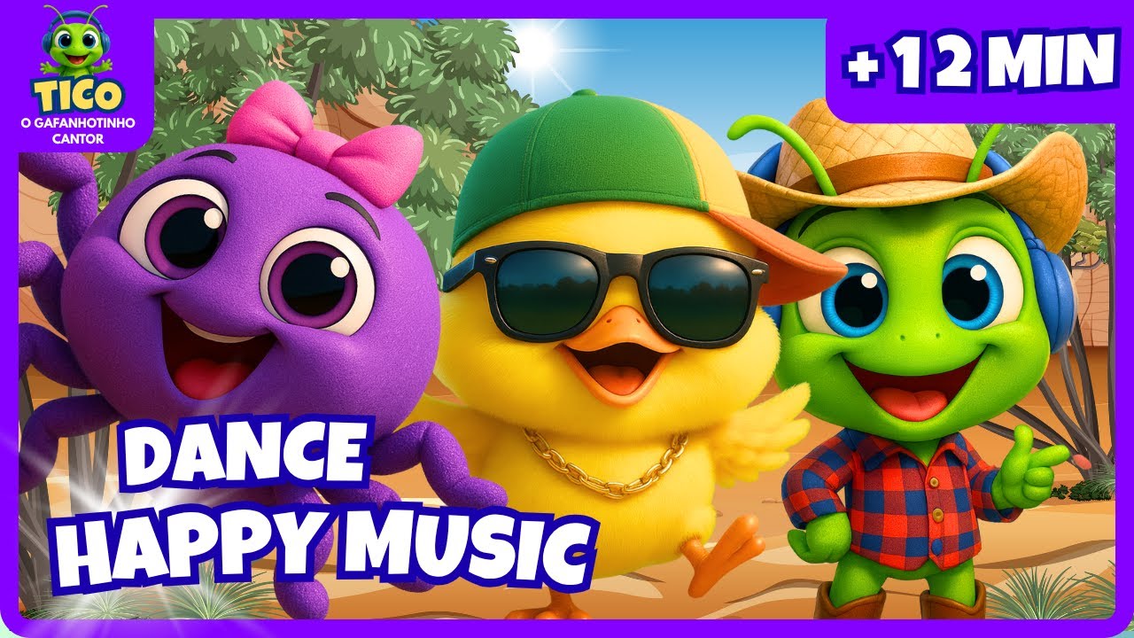🐥💚 TICO & BABY CHICK'S SUPER DANCE PARTY!  15 Minutes Non-Stop Fun Nursery Rhymes