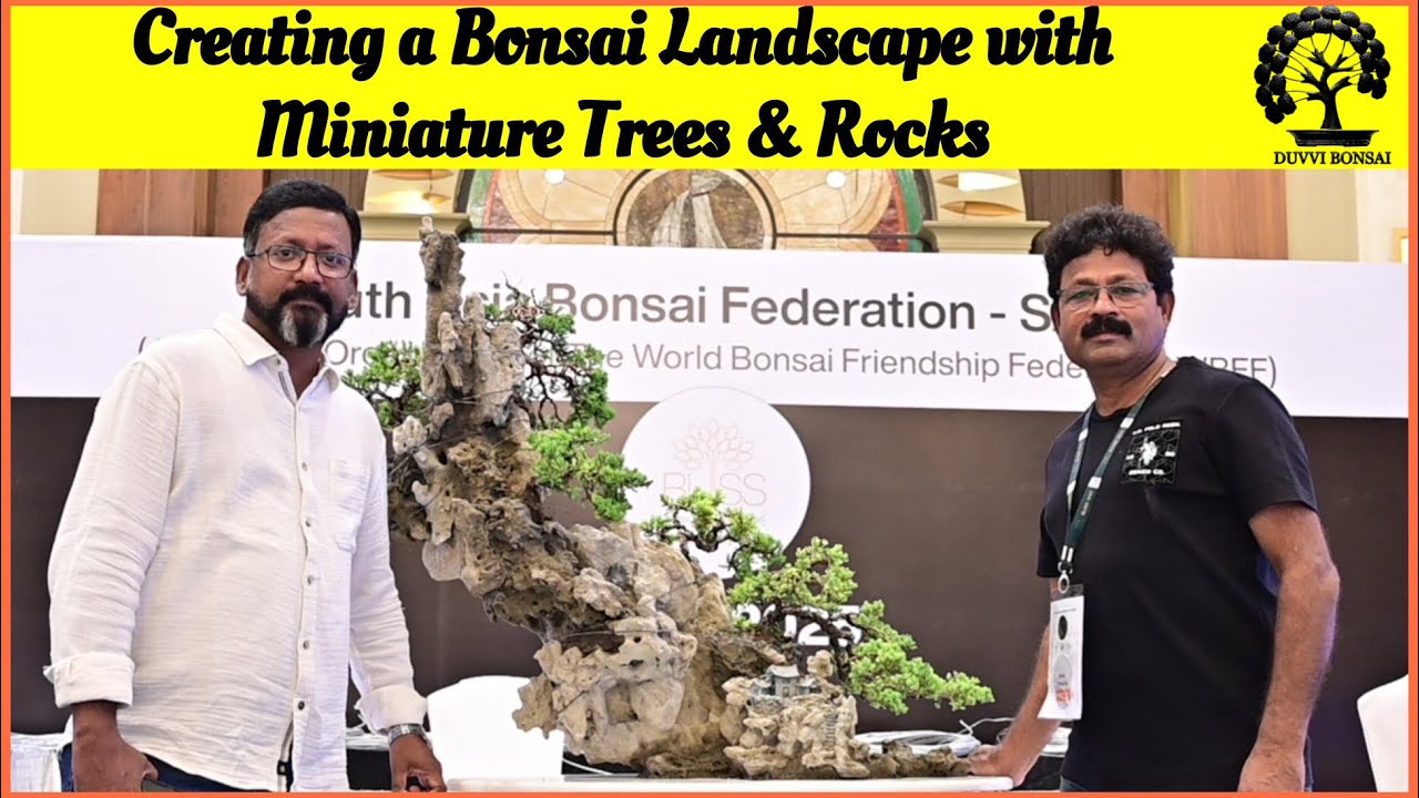 Creating a Bonsai Penjing with Miniature Trees & Rocks || India’s best Landscape Master Manoj