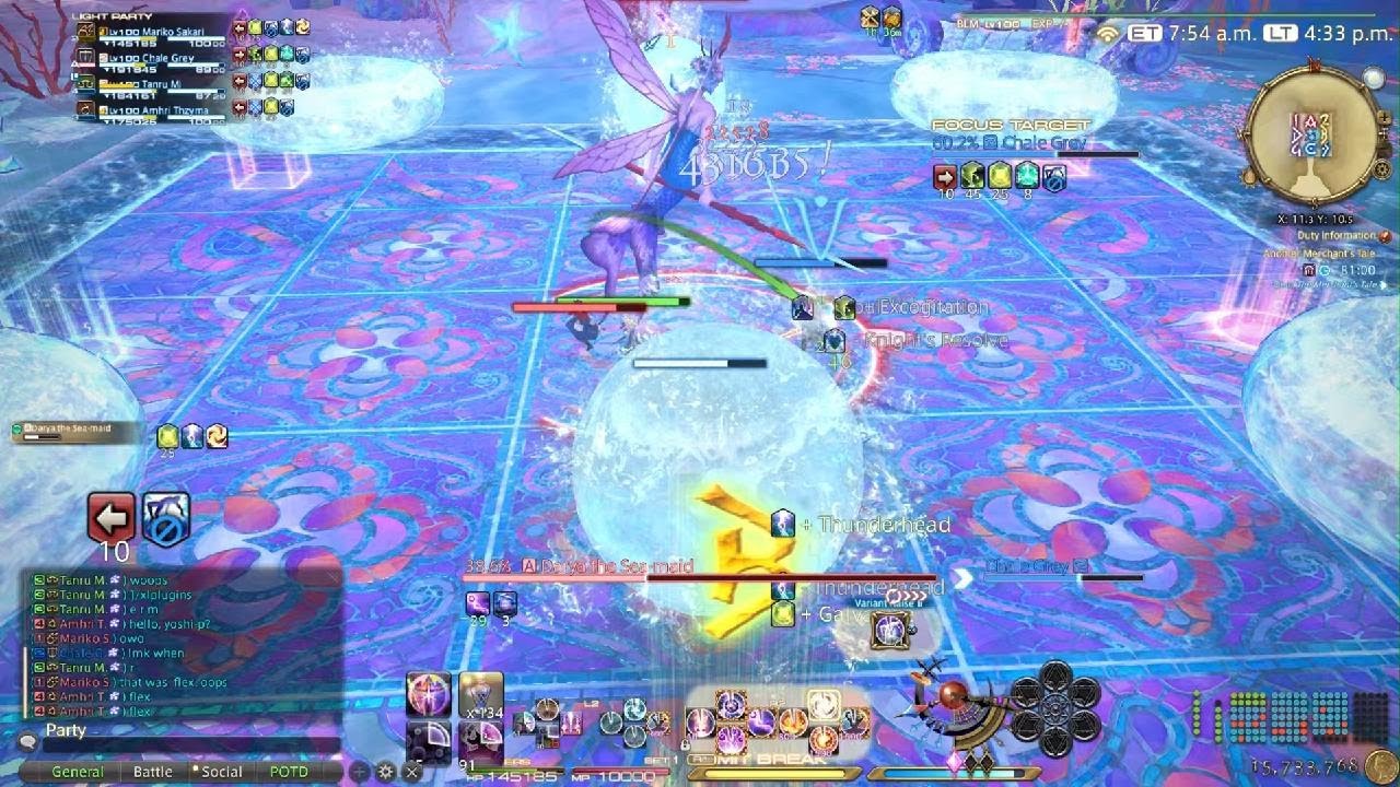 FFXIV - Whole First clear of Criterion, in PF (BLM/Range spot PoV)