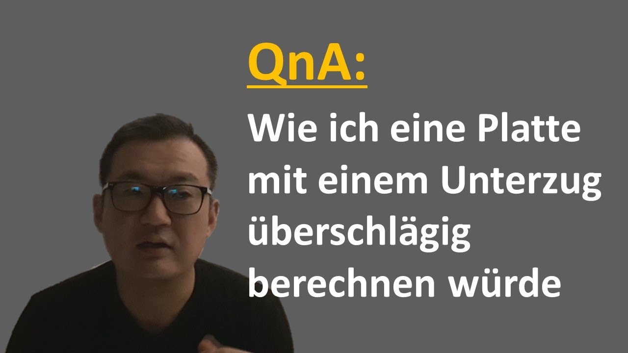 QnA_Überschlägige Plattenberechnung mit einem Unterzug (Festlegung der Auflagerbedingungen)