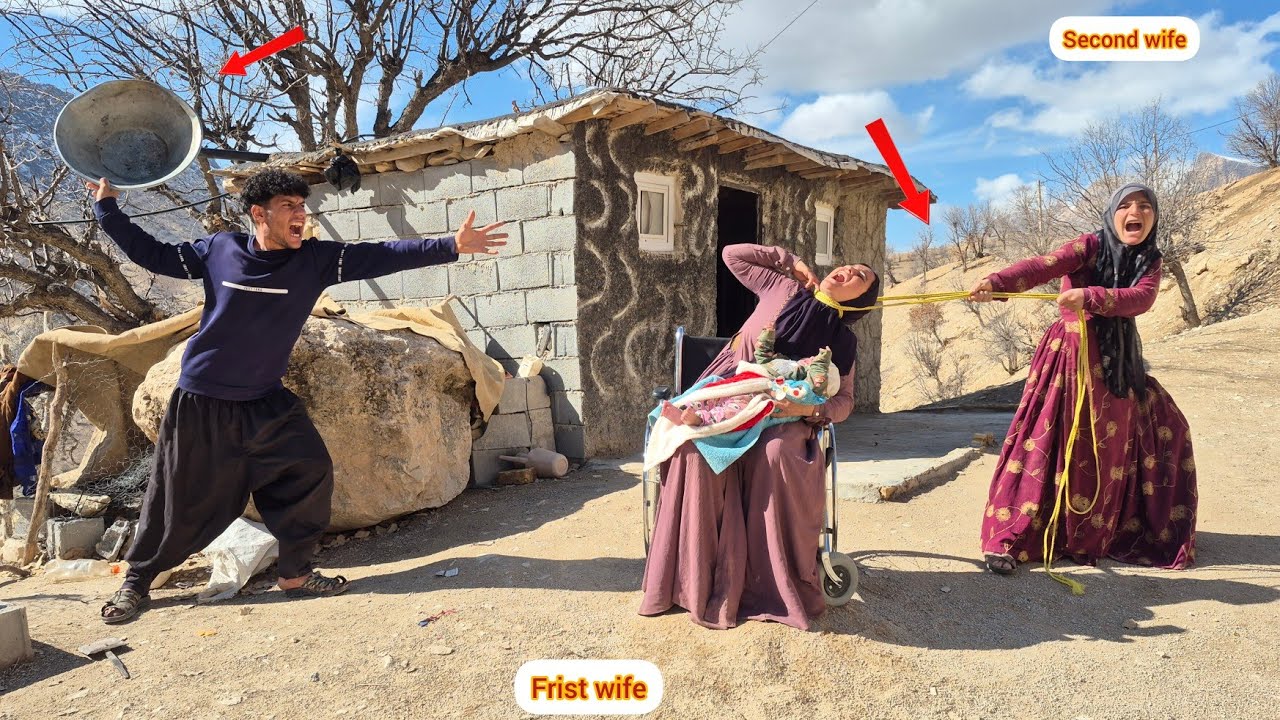Love and betrayal: When the second wife attacked the first, the husband saved her