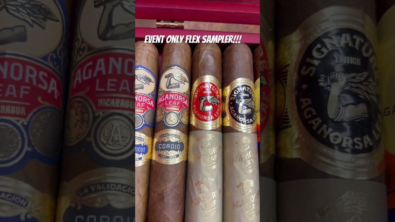 Our Flex Samplers are available only at Aganorsa Events!