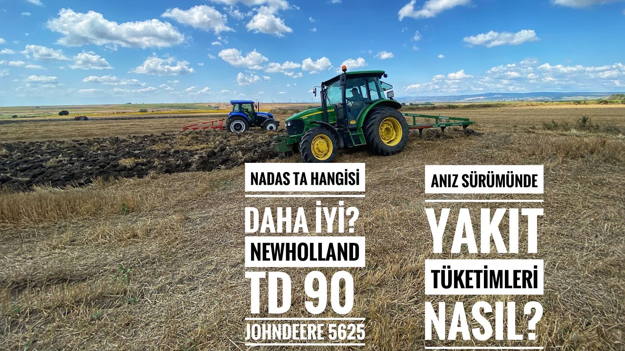 JOHNDEERE Mİ NEWHOLLAND MI ? PULLUK İLE NADAS TARLA SÜRÜMÜ