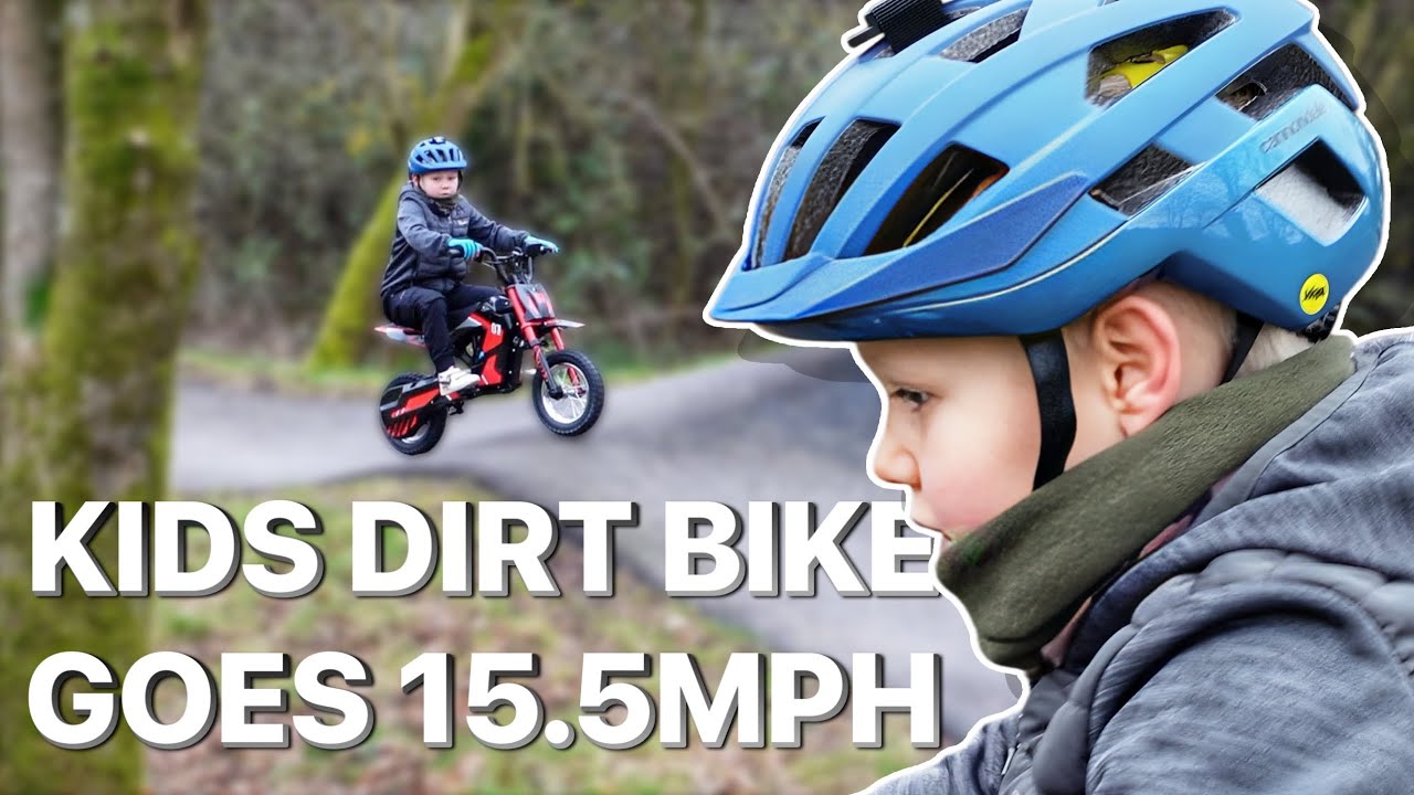 KIDS 15.5 mph Electric Motorcycle is INSANE! 😳 Evercross EV12M | Review