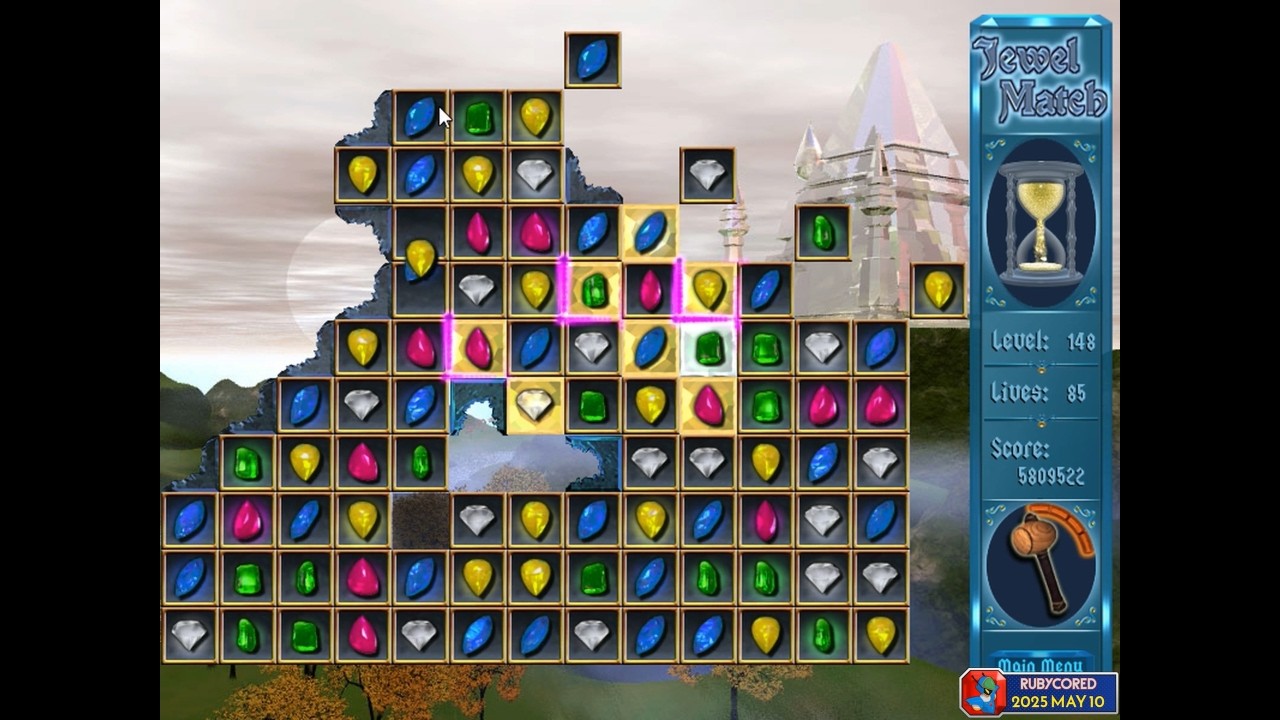 Jewel Match v1.4 (2006, PC) - 9 of 9: Level 129~150 [2160p60]