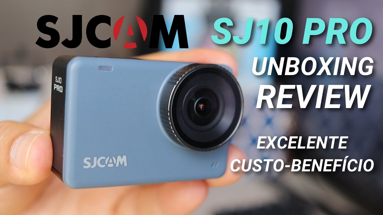 Câmera de ação SJCAM SJ10 PRO. A mais top da marca. Unboxing e review. 