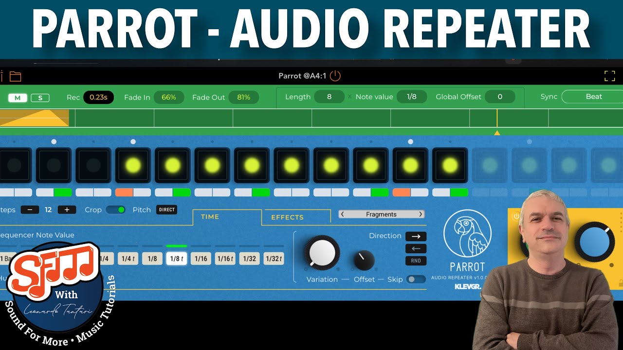 Klevgrand NEW 🥳 Parrot Audio Repeater - AUv3 Demo / Tutorial: Getting Started [GIVEAWAY]