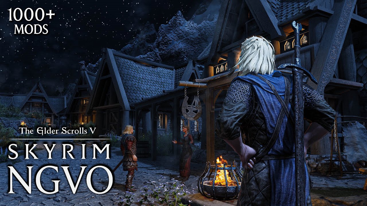 ULTRA Modded Skyrim Remake 2025 | Список модов NGVO (более 1000 модов)