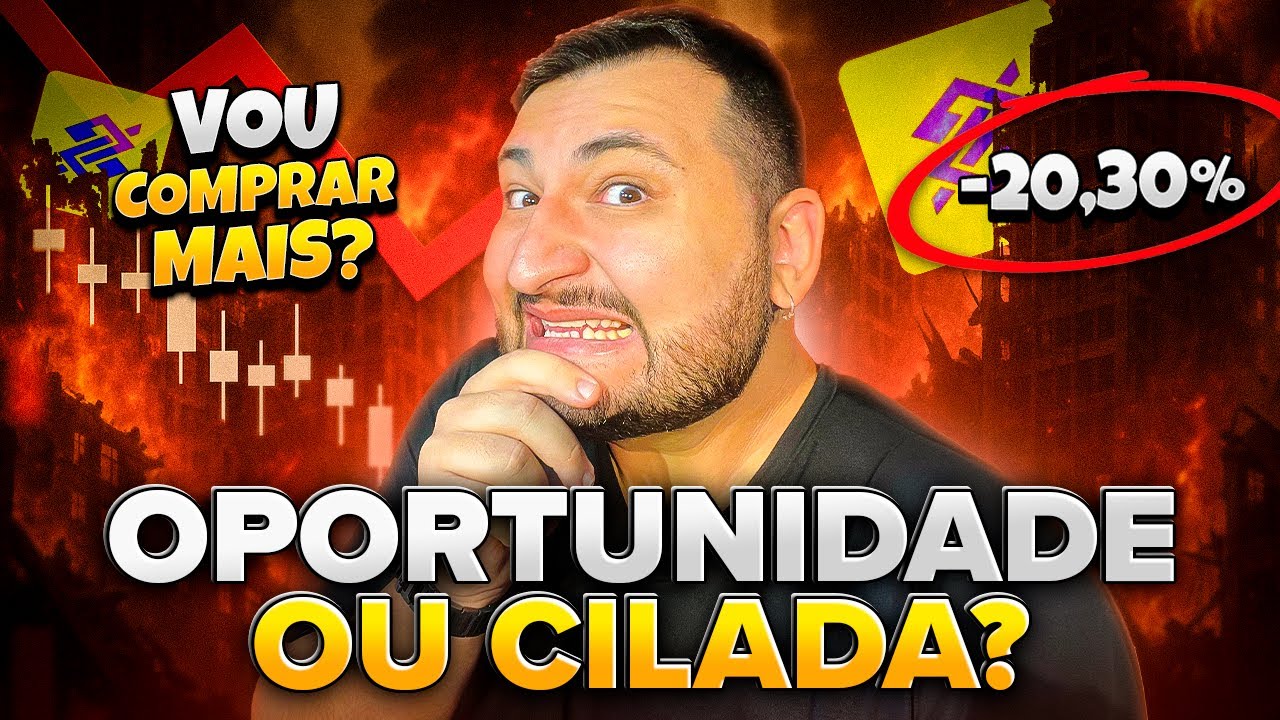 BBAS3: Banco do Brasil em QUEDA LIVRE! An&aacute;lise completa!