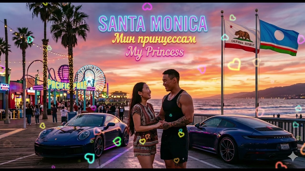 My Princess, Мин Принцессам | Synthwave 80s California vibe | Yakut & English song