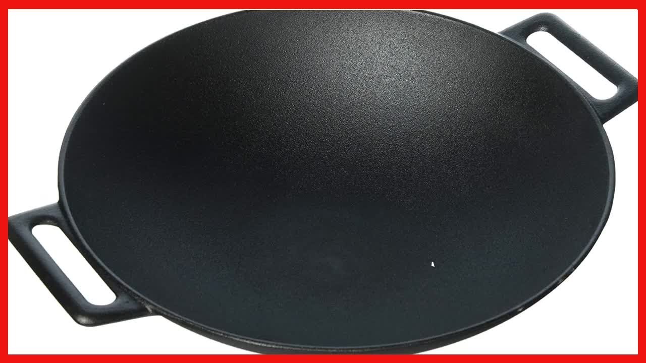 Discover the Jim Beam Pre-Seasoned Cast Iron Wok: Durable, Versatile, and Built to Last