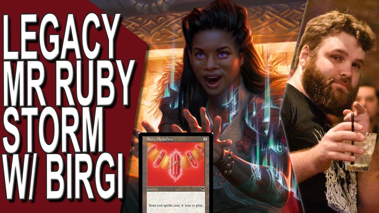 Mono Red Storm w/ Birgi! | Legacy MTG Gameplay | Ruby Storm #5