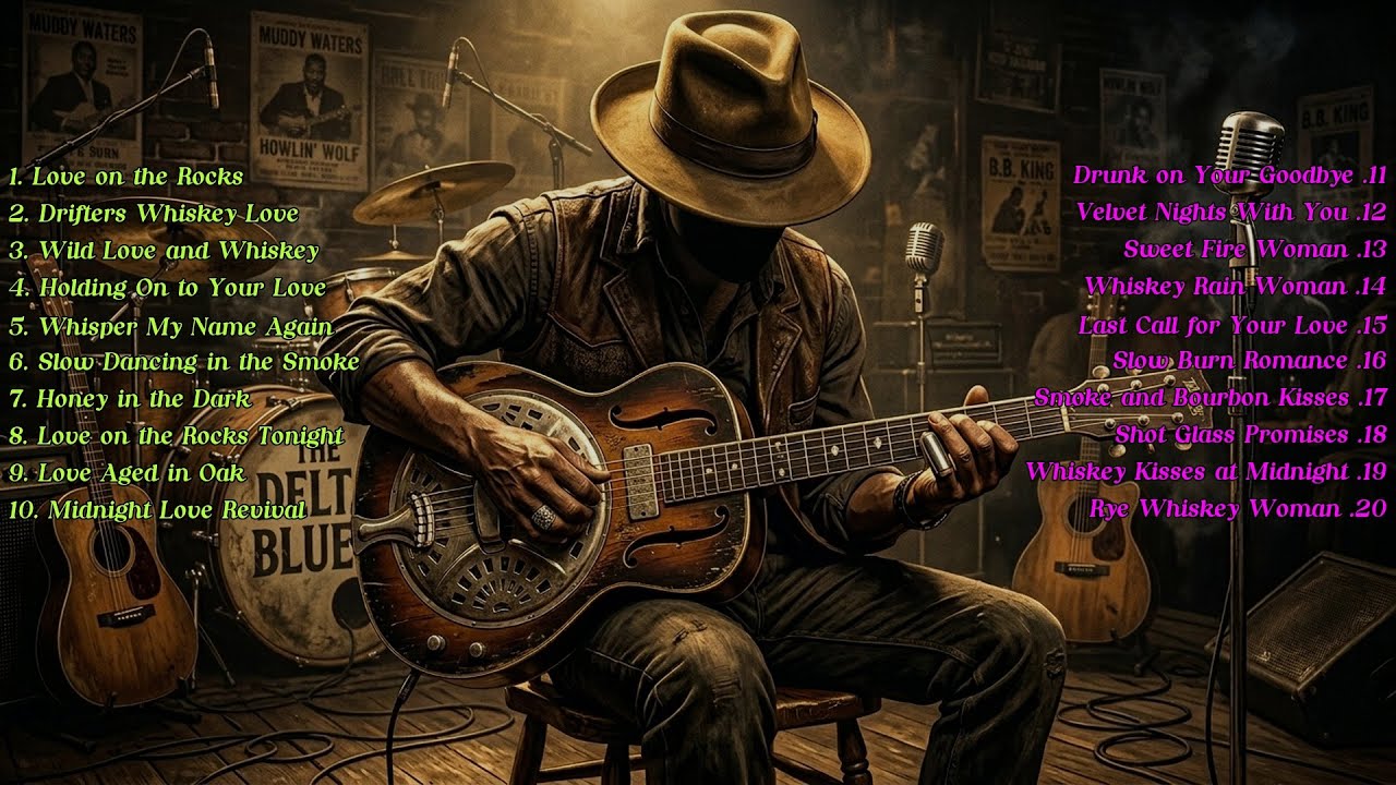 Midnight Whiskey Blues 🎸 Dark Blues Rock Guitar for Late Nights