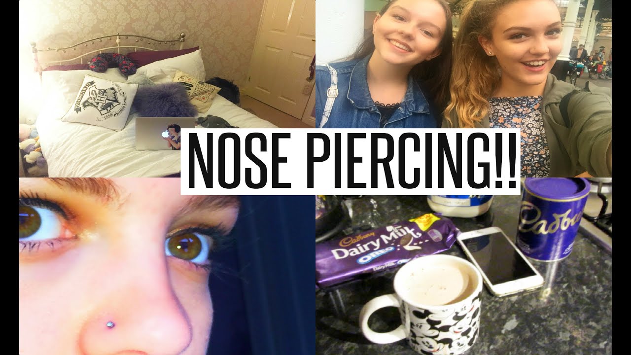 VLOG: GETTING MY NOSE PIERCED!!