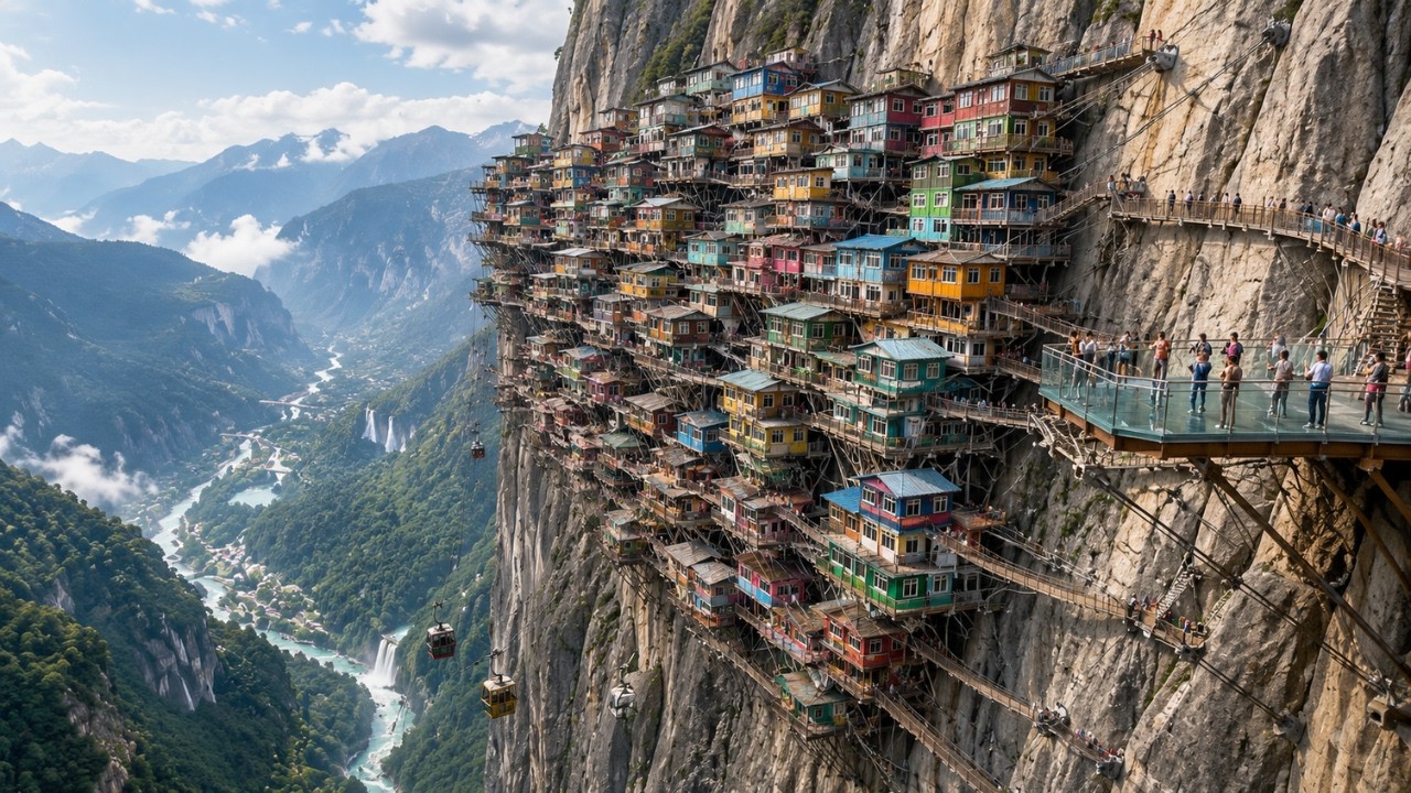 Impossible Places | Dangerous Structures Perched on Cliffs You Won&rsquo;t Believe Exist | 4K Travel