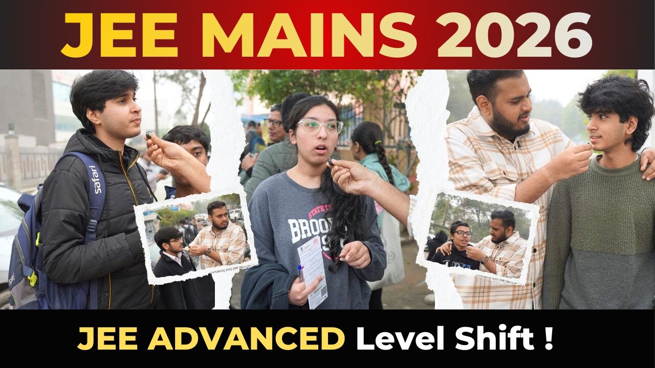 🥲JEE Advanced level shift ? | JEE Mains 28 Jan Student Reaction 😱 #jee2026