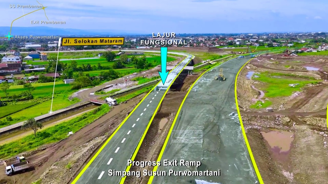 Menjelang Fungsional Lebaran | Inilah Progres Tol Jogja - Solo KM 39 s.d Akses Purwomartani