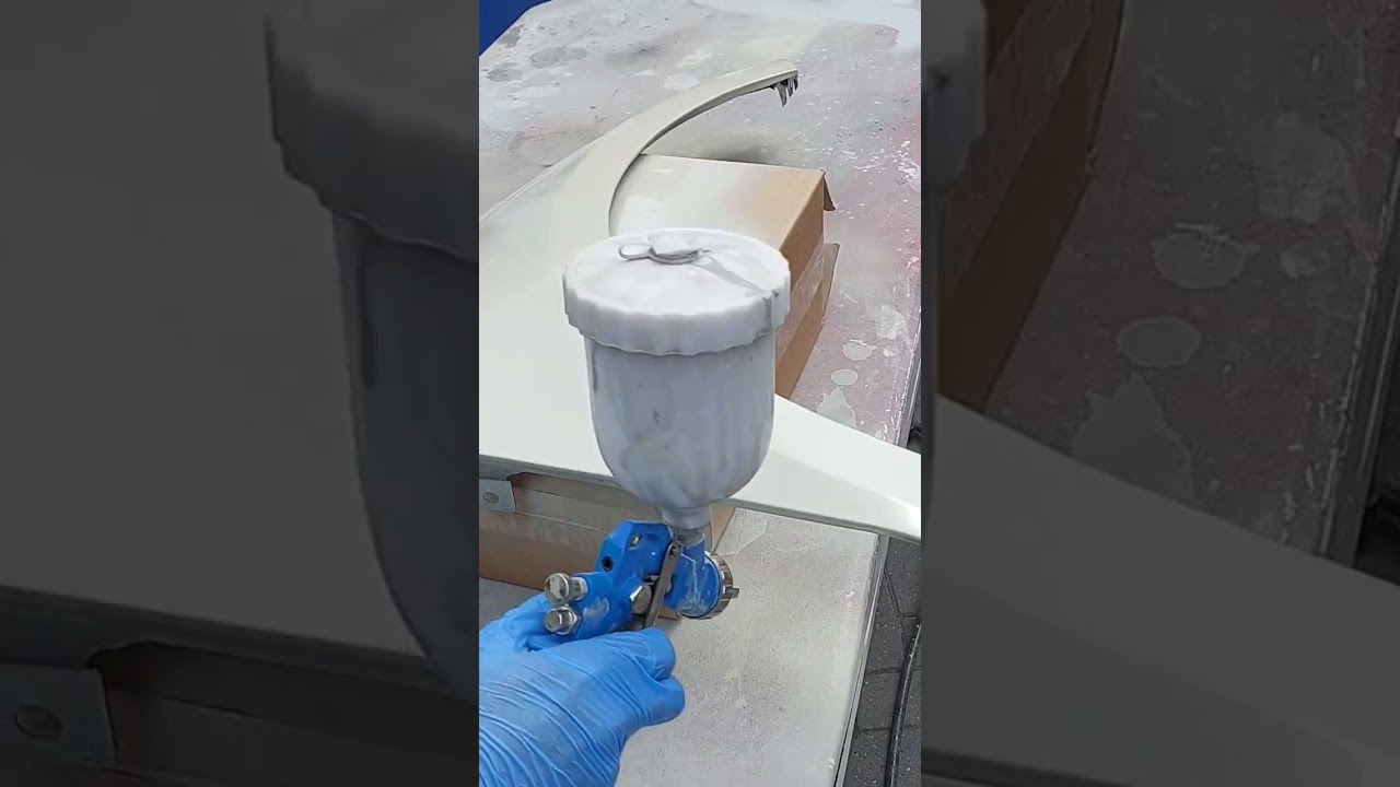 SGS Spray Gun Mipa 4+1 High Build Filler Primer Audi A1 Wing Painting