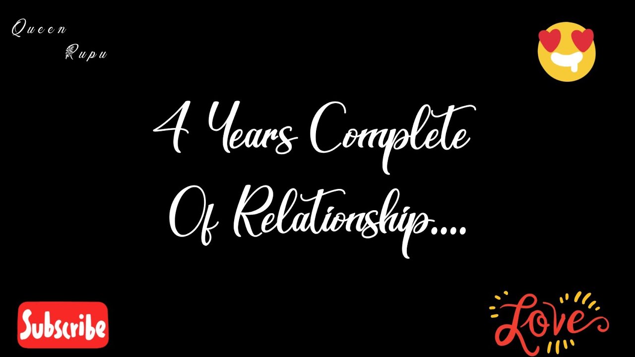 Four Years Complete Of Relationship|| Wishing Anniversary Status||🥰❤