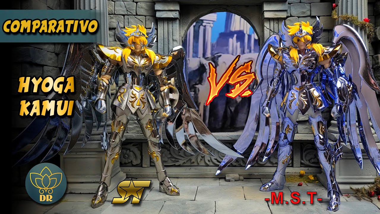 Comparativo Hyoga de Cisne Kamui ST VS MST