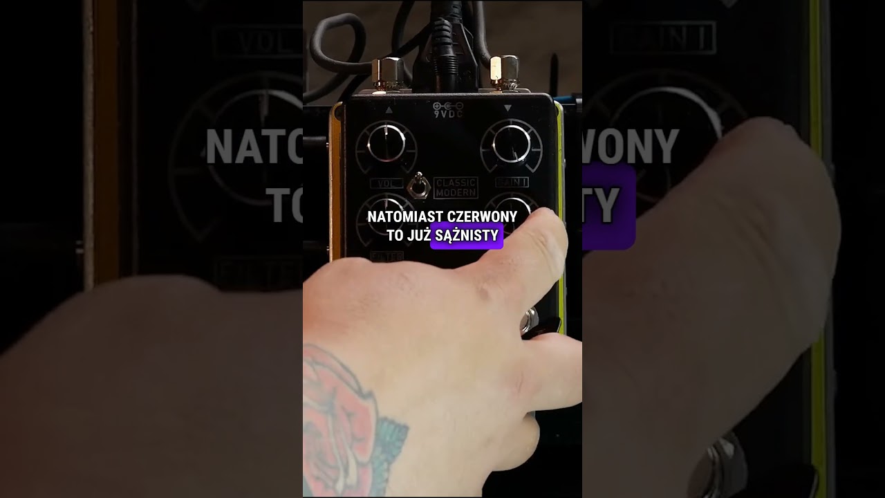Żaden efekt gitarowy tak bardzo nie wywalił mnie z kapci - Szczur distortion, prezentuje Radek Czyja