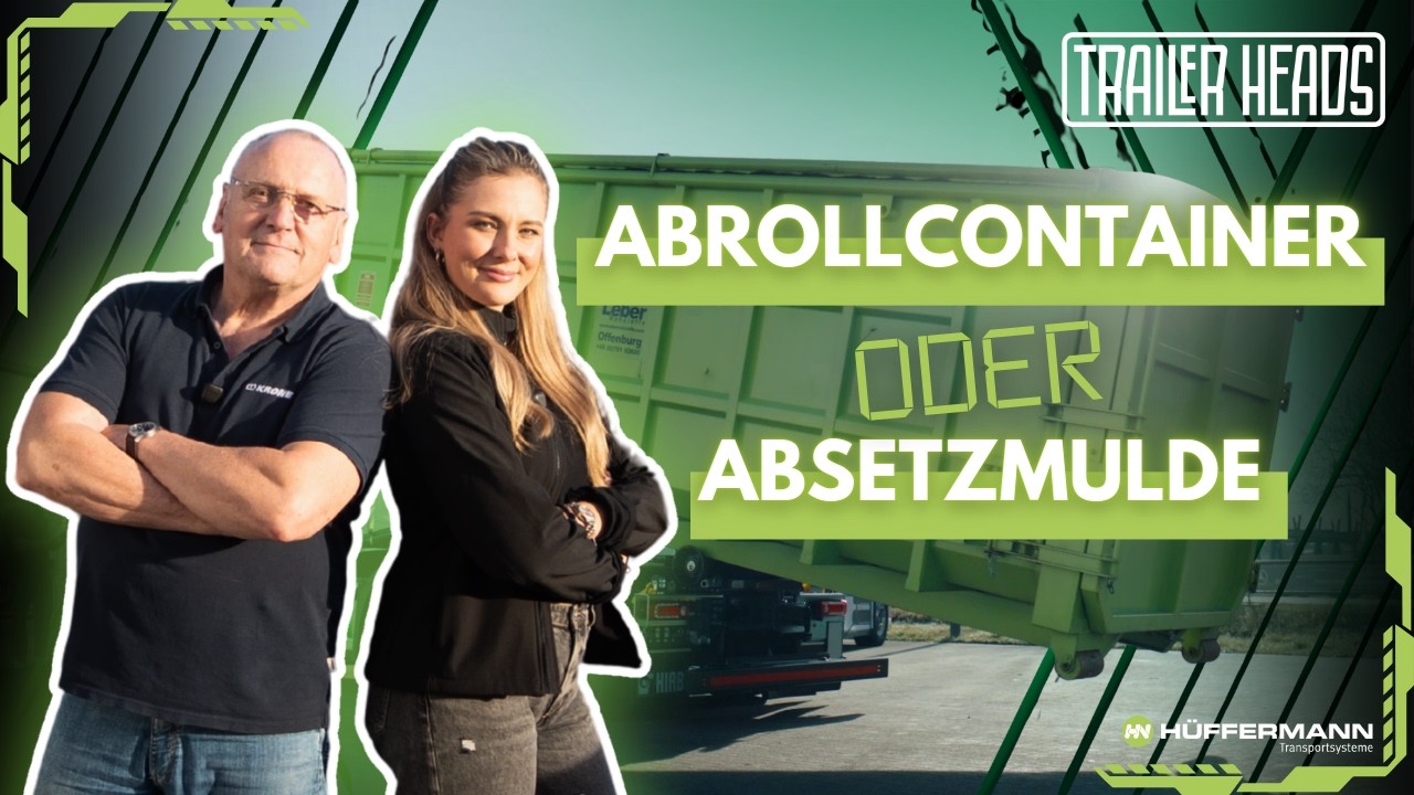 Vom Bauschutt zum Container – Abrollcontainer & Absetzmulden von Hüffermann | TRAILER HEADS
