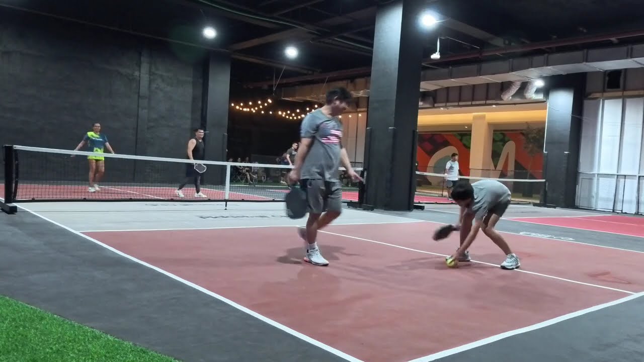 Pickleballers TPC PREMIER OP Feb 2 - Nate x Francis vs Thea x Mau 