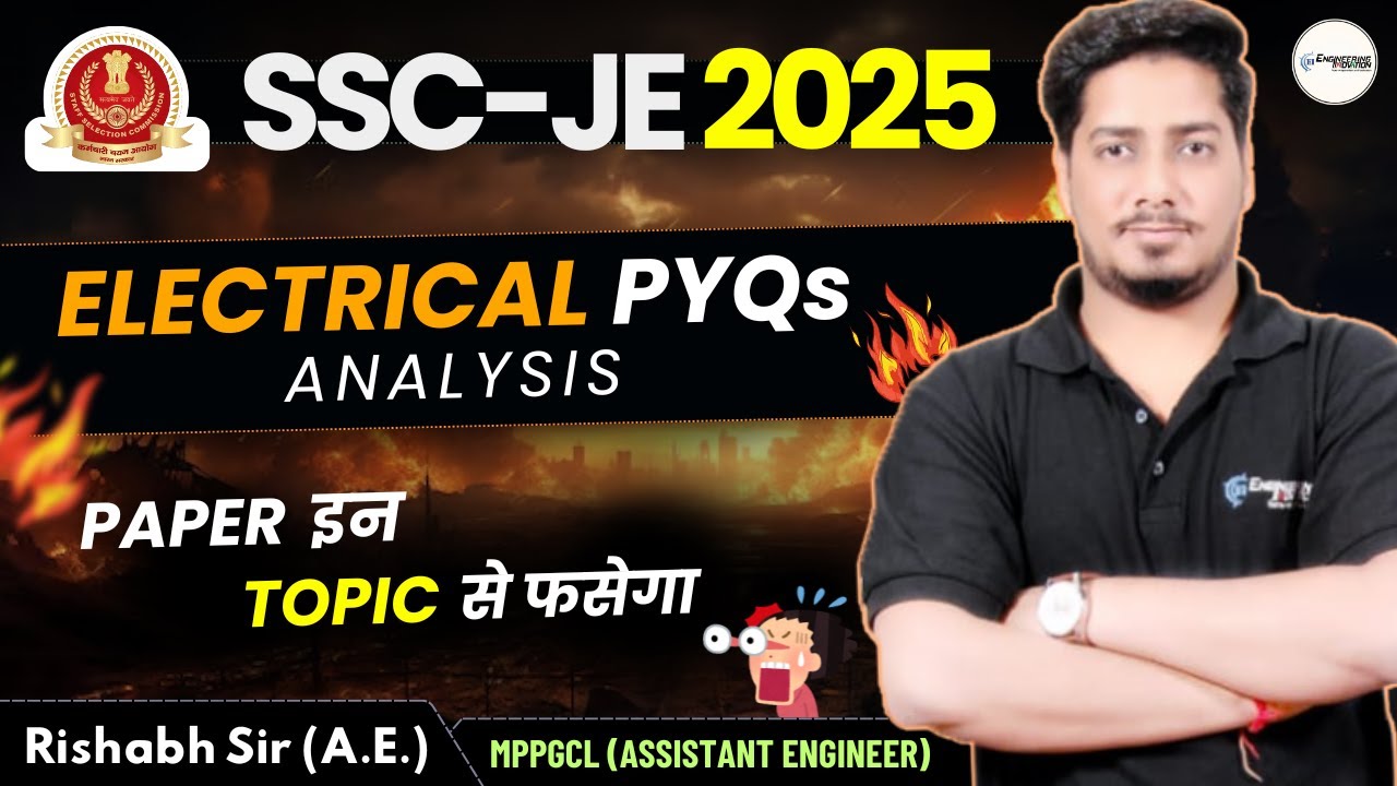 🔥SSC-JE 2025 PYQs Analysis | PAPER इन्ही TOPICS से फसेगा | By RISHABH SIR #rrbje #sscje2025