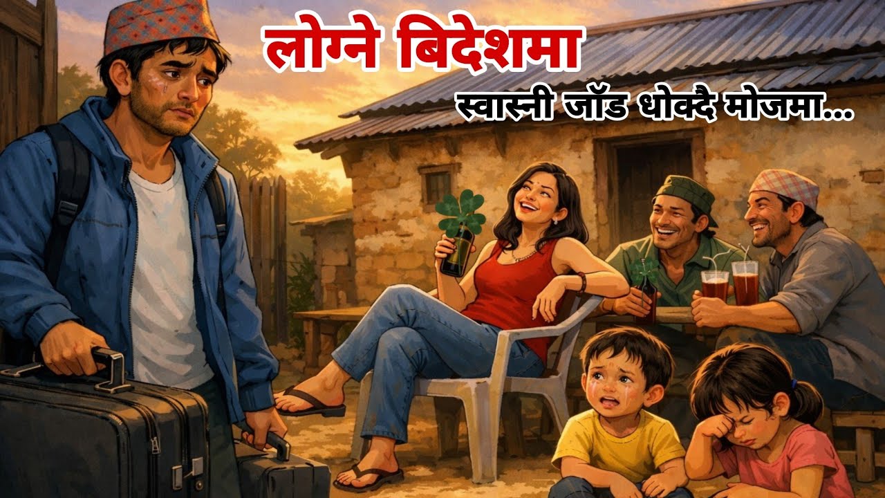 लोग्ने बिदेशमा..स्वास्नी भने जाॅड धोक्दै मोजमा।।नेपाली लोककथा।।Betryal Of wife।।Nepali Lok Katha 🍀🍀🍀