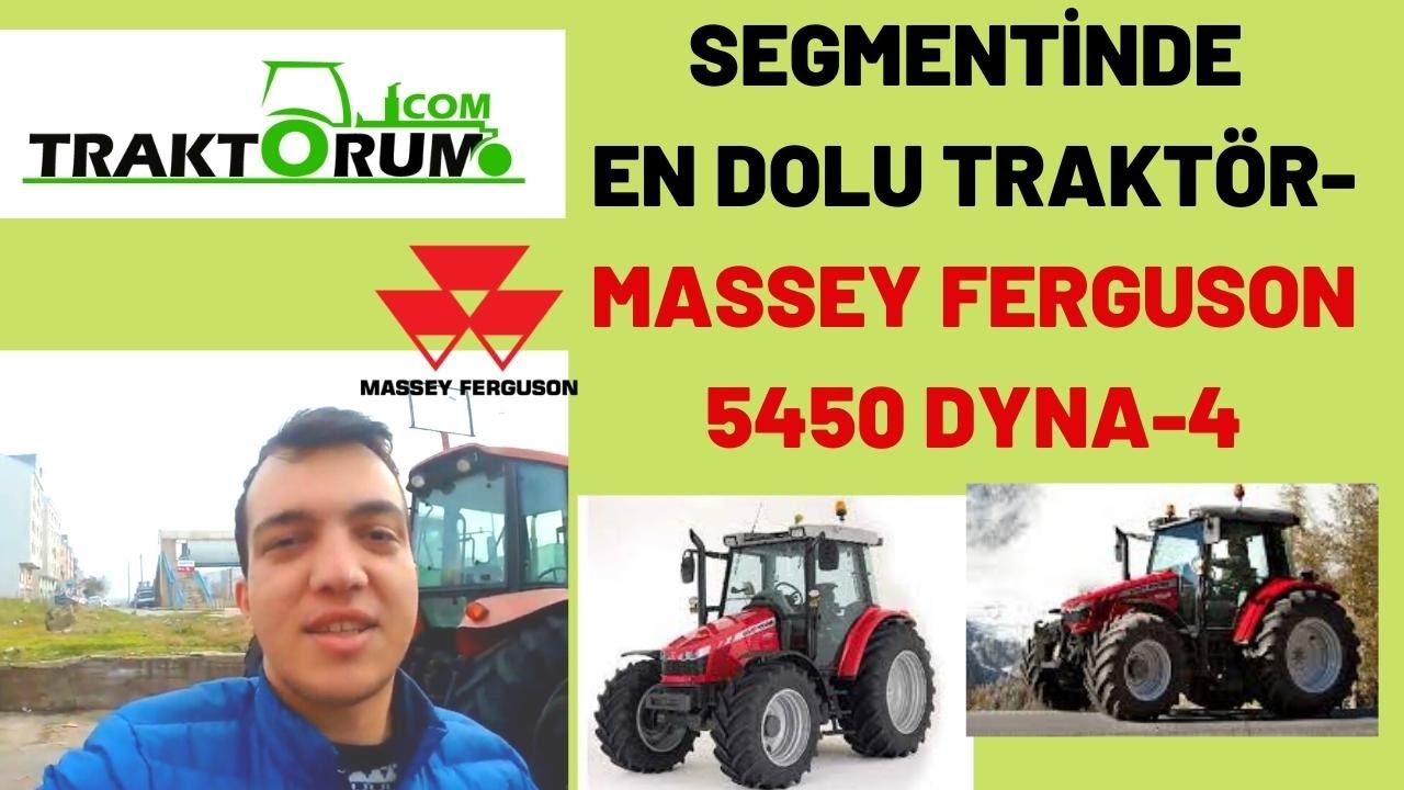 Segmentinde en dolu traktör- Massey Ferguson 5450- DYNA 4