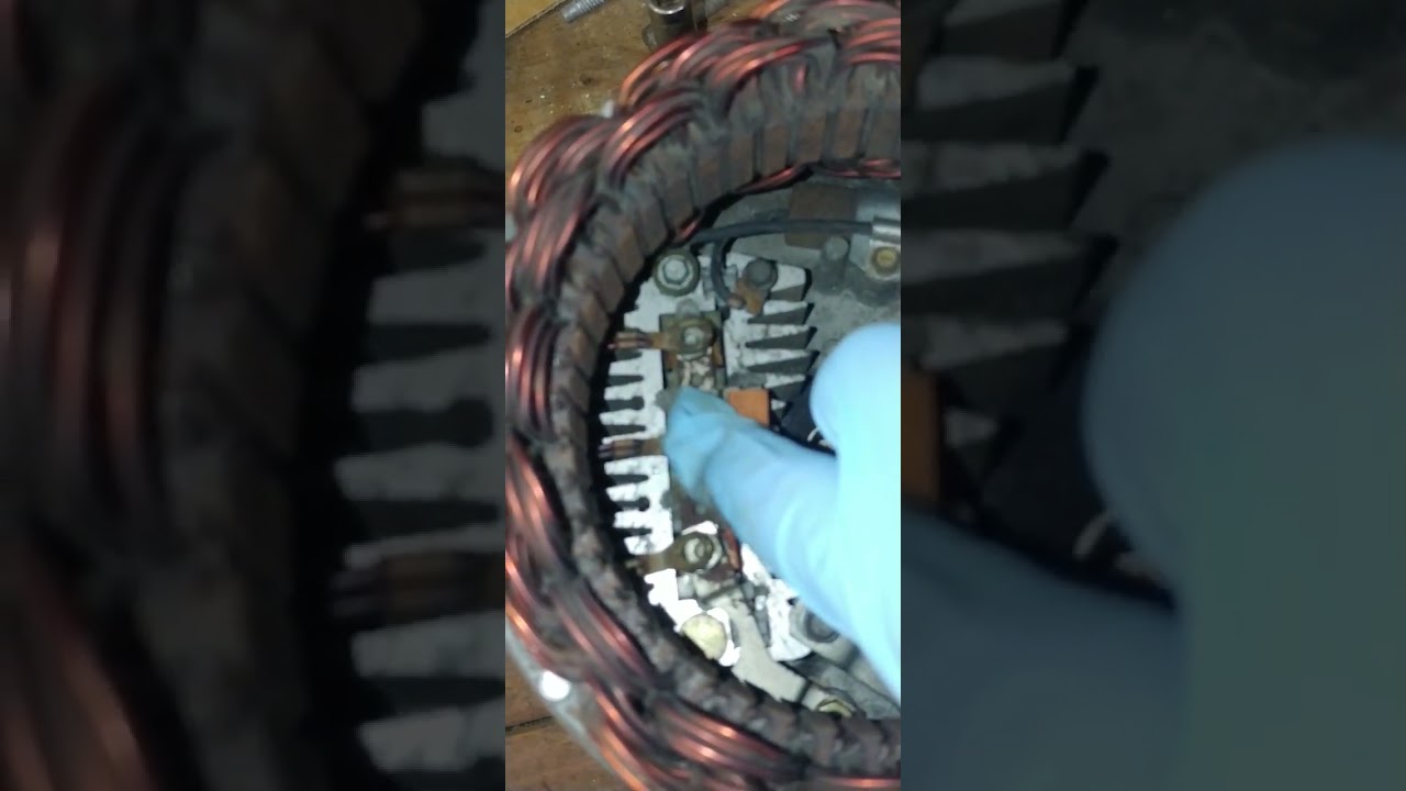 Delco 27SI alternator rebuild and parts testing cucv