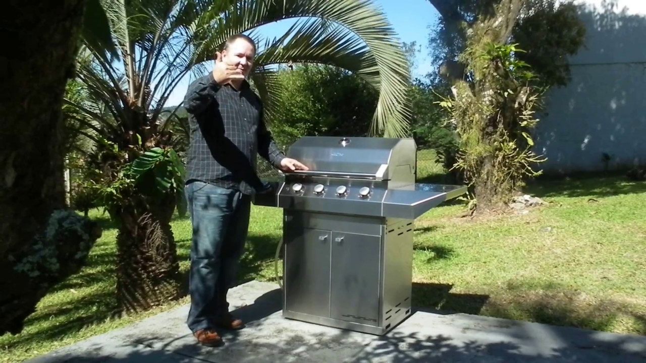 Churrasqueira a Gás estilo Americano AmazinGrill (funcionamento)