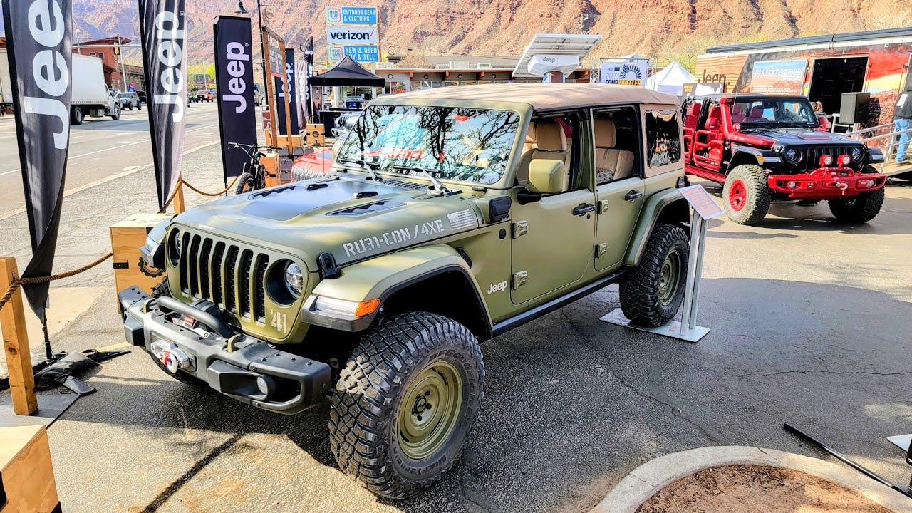 Concept Jeeps at EJS 2022 Moab - One Take Walk Through