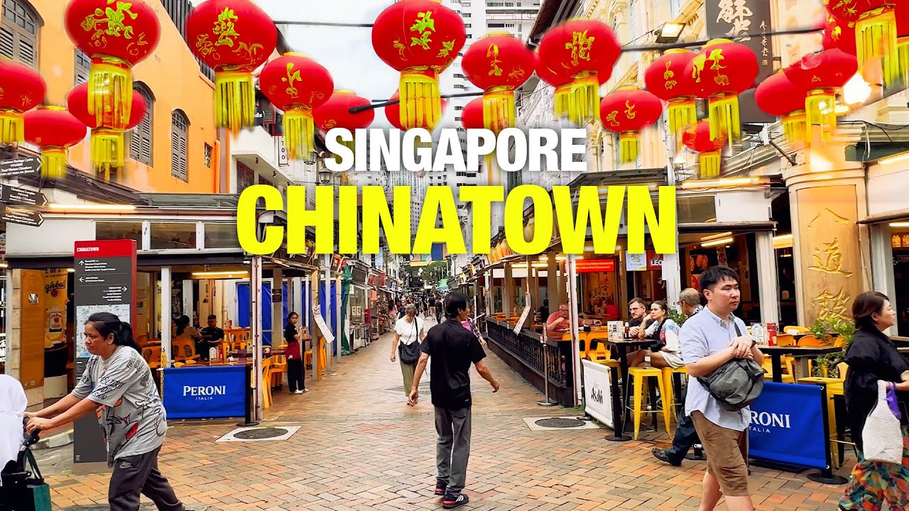 Stunning Singapore’s Chinatown Walking Tour | Chinese New Year 2025–Year of the Snake | Singapore 4K
