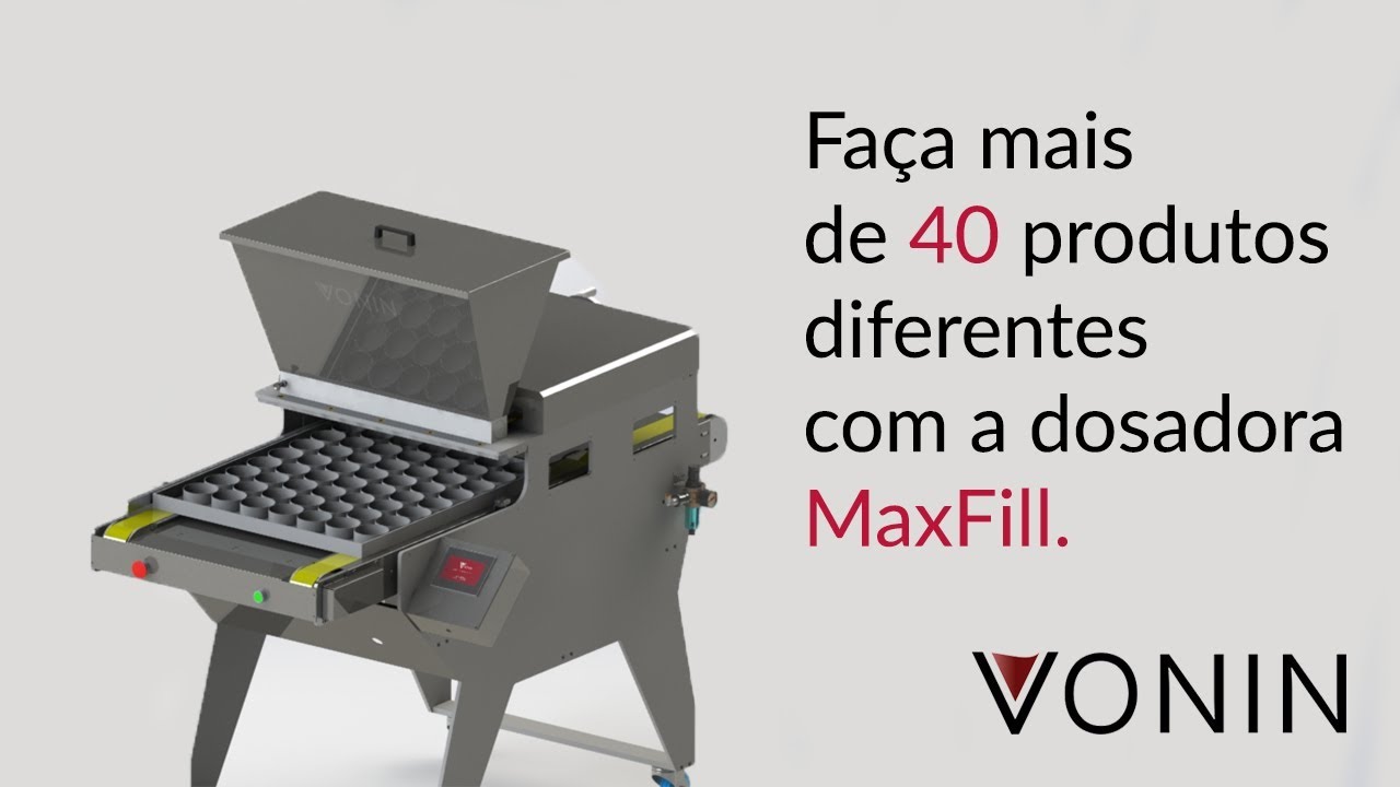 Dosadora de Massas e Recheios MaxFill (Faz mais de 40 produtos diferentes)