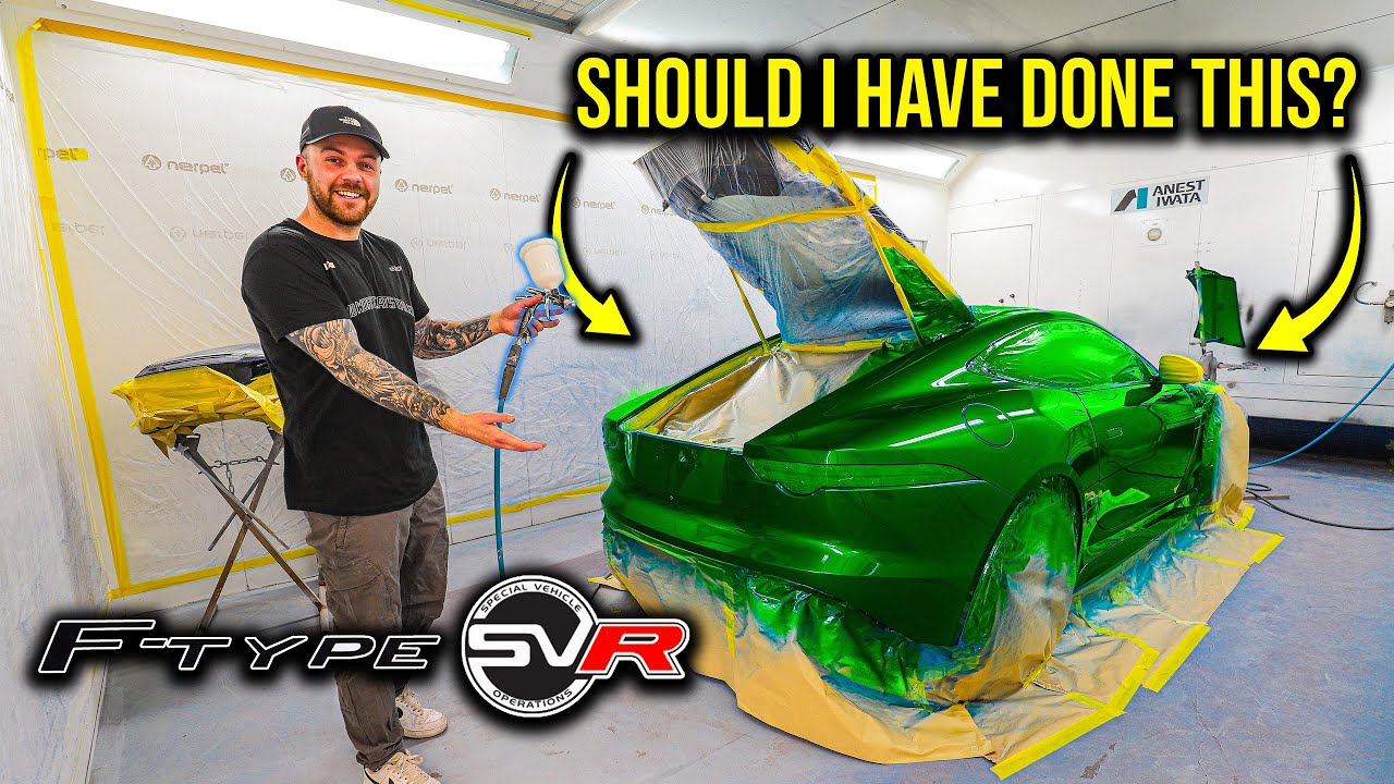 RESTORING MY DESTROYED JAGUAR F TYPE SVR
