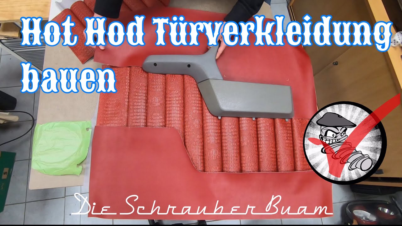 Weiter geht’s an der Hot Rod Innenausstattung /Türverkleidung, Autotüren Ledern und beziehen Sattler