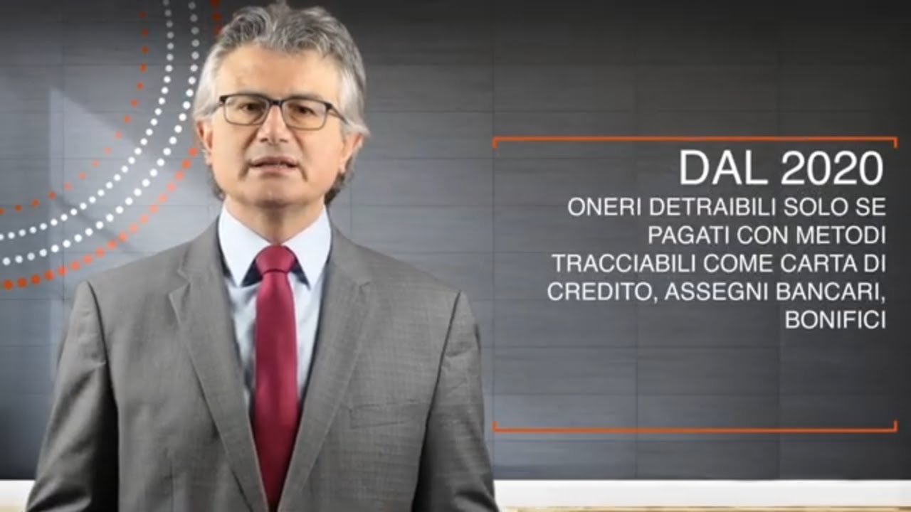 Spese Detraibili: senza contanti dal 2020, pagamenti tracciabili.