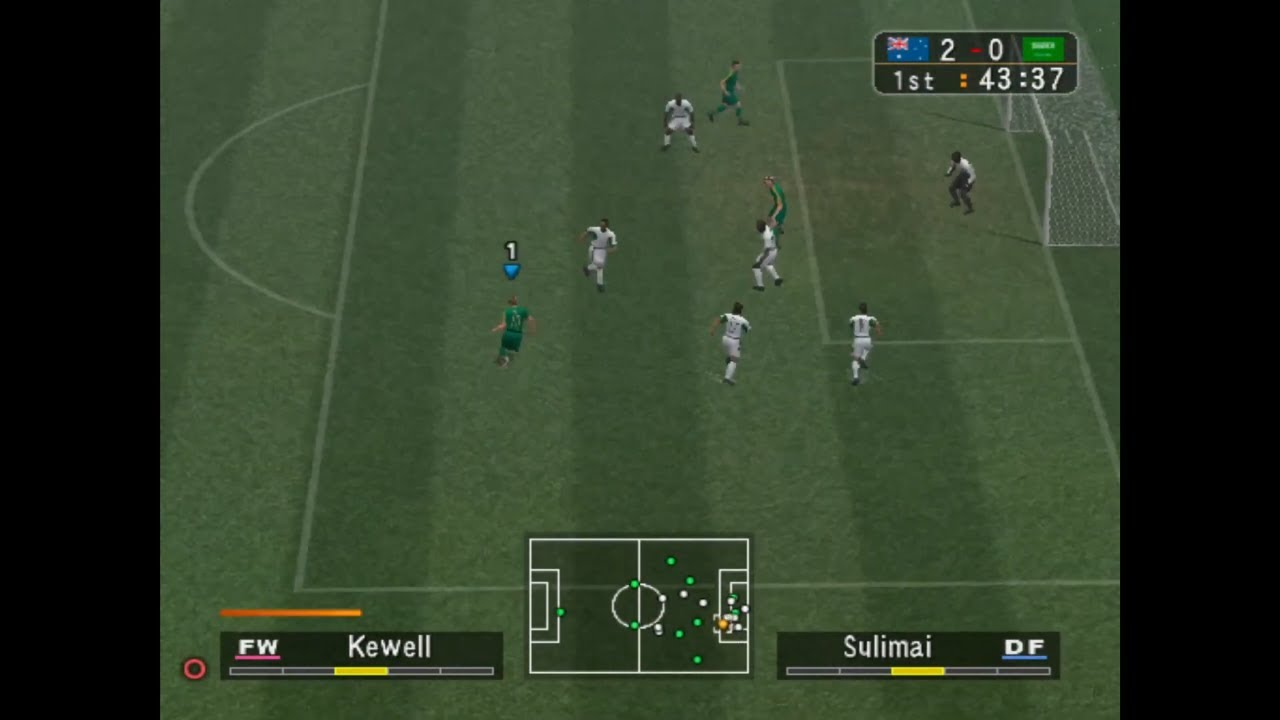 Pro Evolution Soccer 3  (PlayStation 2 Version) - Asia-Oceanian Cup Longplay - Difficulty: 5 Stars
