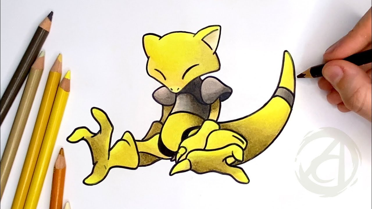 COMO DESENHAR O ABRA (Pokémon) com a Dai Oliveira
